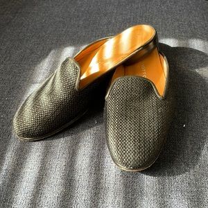Stubbs & Wooton Raffia Slide - 6.5